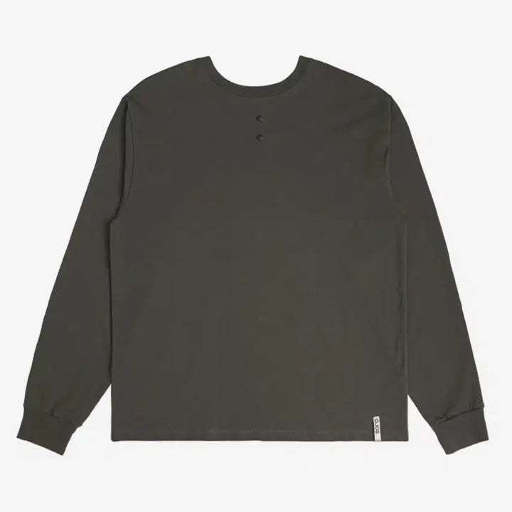 [BUNJANG] Ojos Scattered Graphic Long Sleeve Charcoal / 오호스 스캐터드 그래픽 롱 슬리브 / 차콜