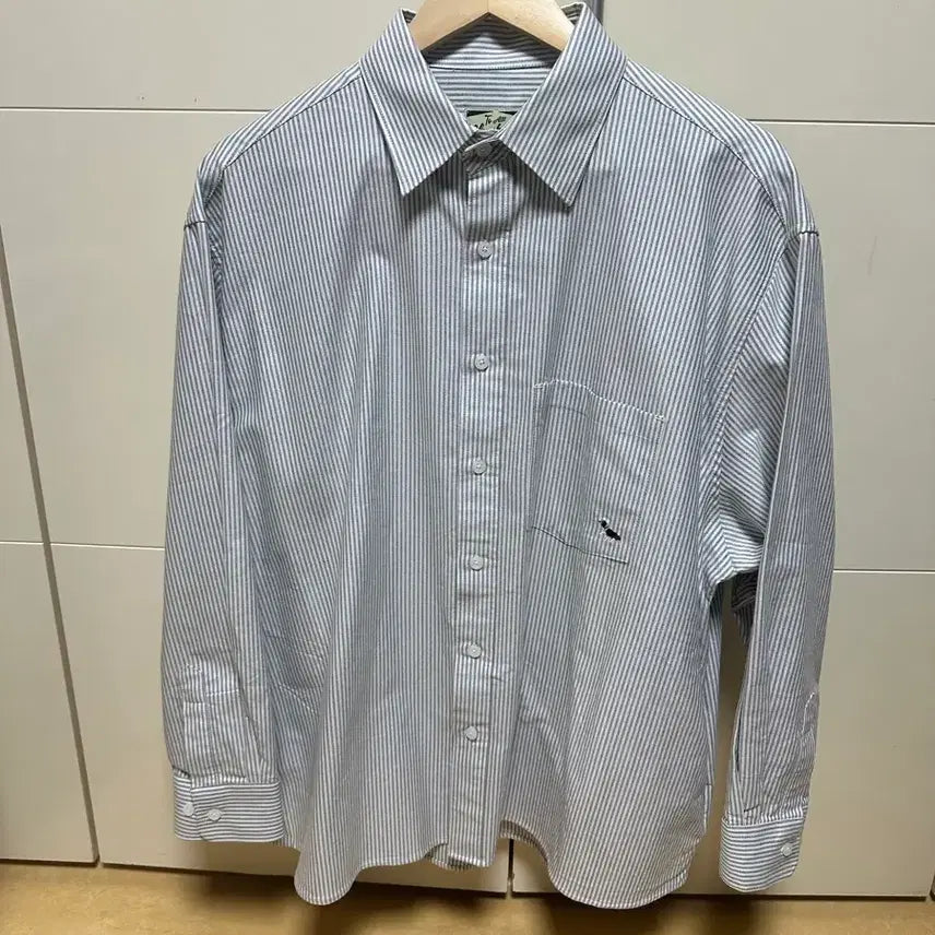 [BUNJANG] Beslow Oversized Stripe Shirt / 비슬로우 오버핏 스트라이프 셔츠