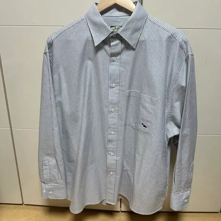 [BUNJANG] Beslow Oversized Stripe Shirt / 비슬로우 오버핏 스트라이프 셔츠