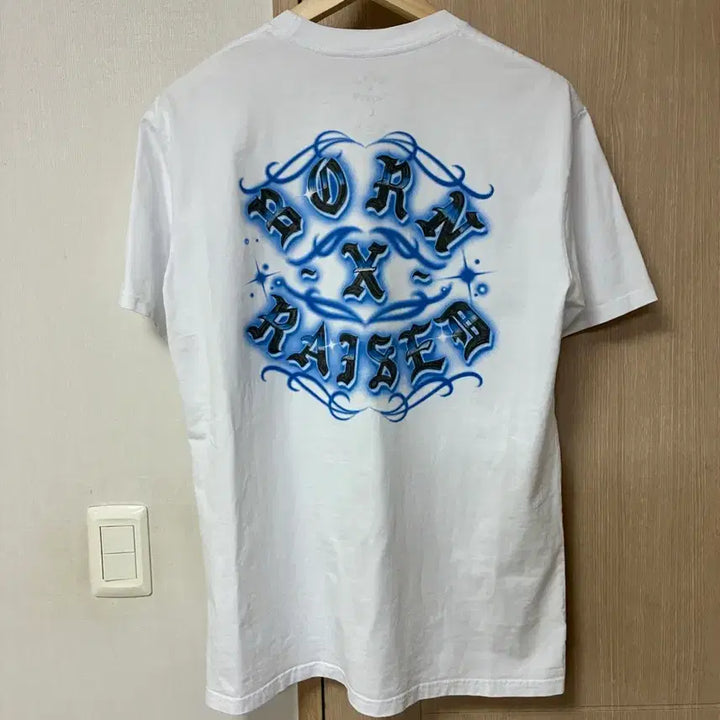 [BUNJANG] Bornes Raised Mr. Cartoon T-Shirt White / [L]본앤레이즈드 미스터카툰 티셔츠 화이트