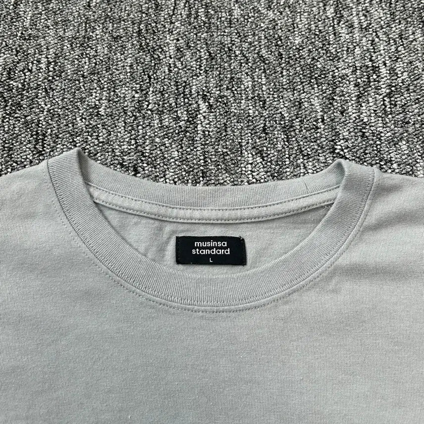 [BUNJANG] Musinsa Grey Long Sleeve T-Shirt L / 무신사 그레이 긴팔티셔츠 L