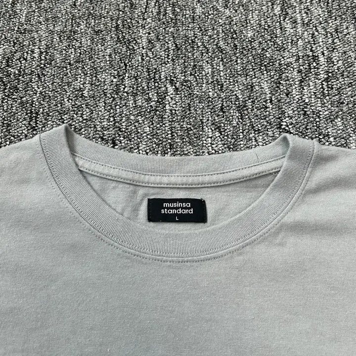 [BUNJANG] Musinsa Grey Long Sleeve T-Shirt L / 무신사 그레이 긴팔티셔츠 L