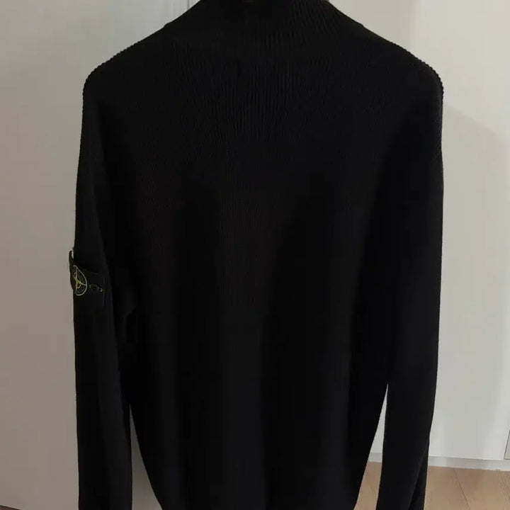 [BUNJANG] Stone Island Knit Zip-Up Black M / 스톤아일랜드 니트 집업 블랙 m