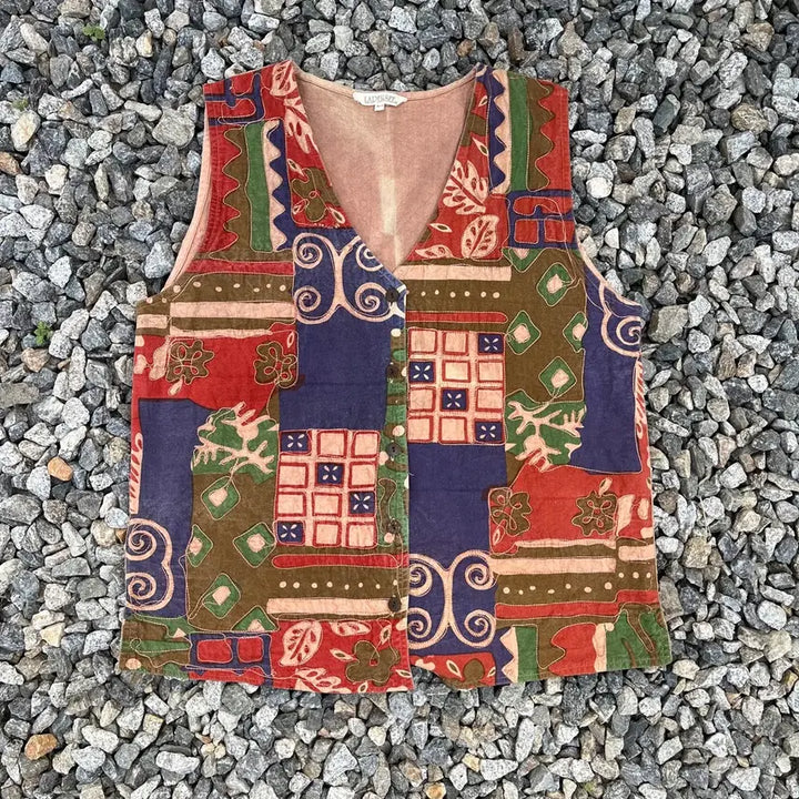 [BUNJANG] La Pensee Vintage Embroidered Vest / LAPENSEE 빈티지 자수 베스트 (실측확인)
