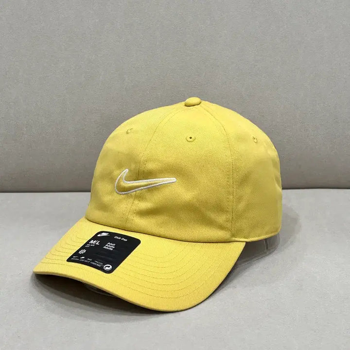 [BUNJANG] Nike Club Cap Yellow Ball Cap Hat M/L / 새상품 나이키 클럽캡 옐로우 볼캡 모자 M/L