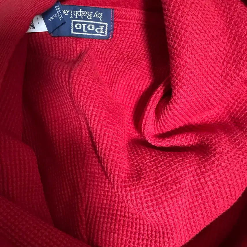 [BUNJANG] Polo Yankees Fleece Hoodie Red M / 폴로 양키스 플리스 후디 레드 M 플래그십 스토어 단독상품