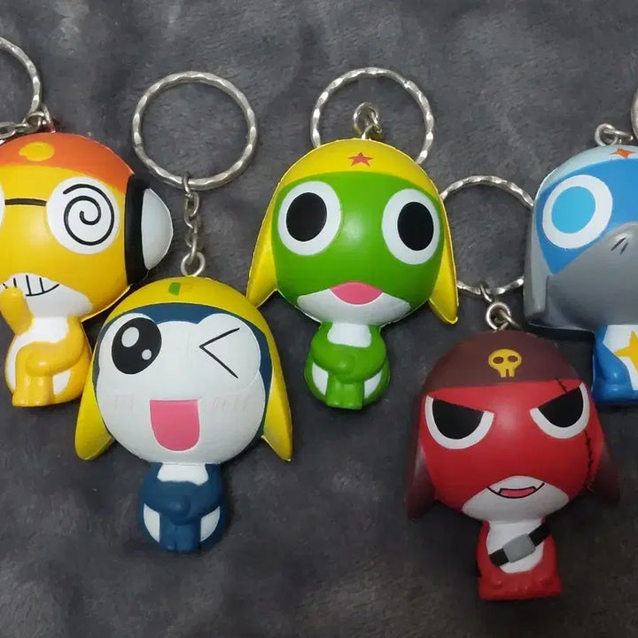 [BUNJANG] Keroro Platoon Keychain / 케로로소대 키링