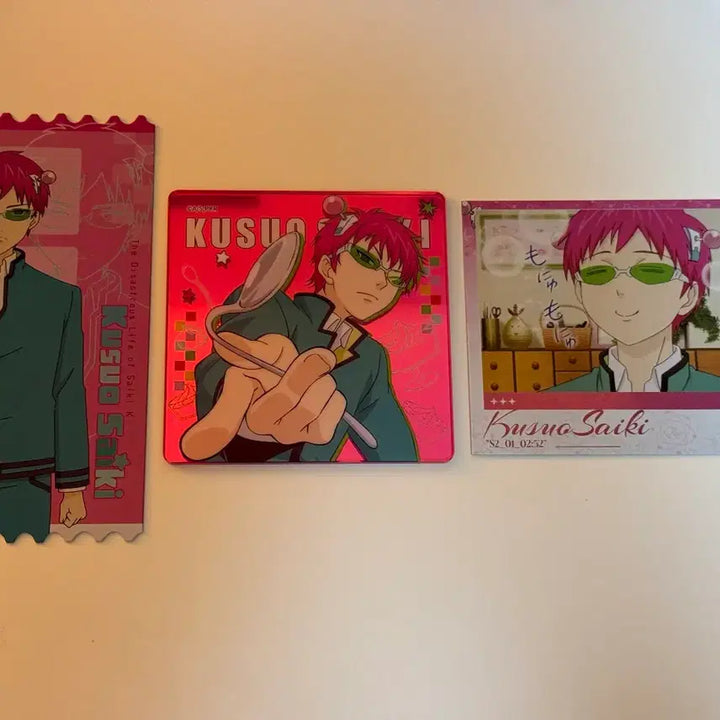 [BUNJANG] The Disastrous Life of Saiki K. Acrylic Coaster, Ticket, Postcard Set / 사이키 쿠스오의 재난 아크릴 코스터 티켓 엽서 사쿠재