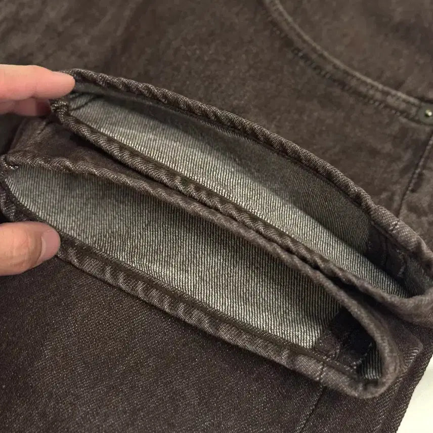[BUNJANG] Orally Hard Twist Wide Denim Brown / 30 - 오라리 하드트위스트 와이드 데님 브라운