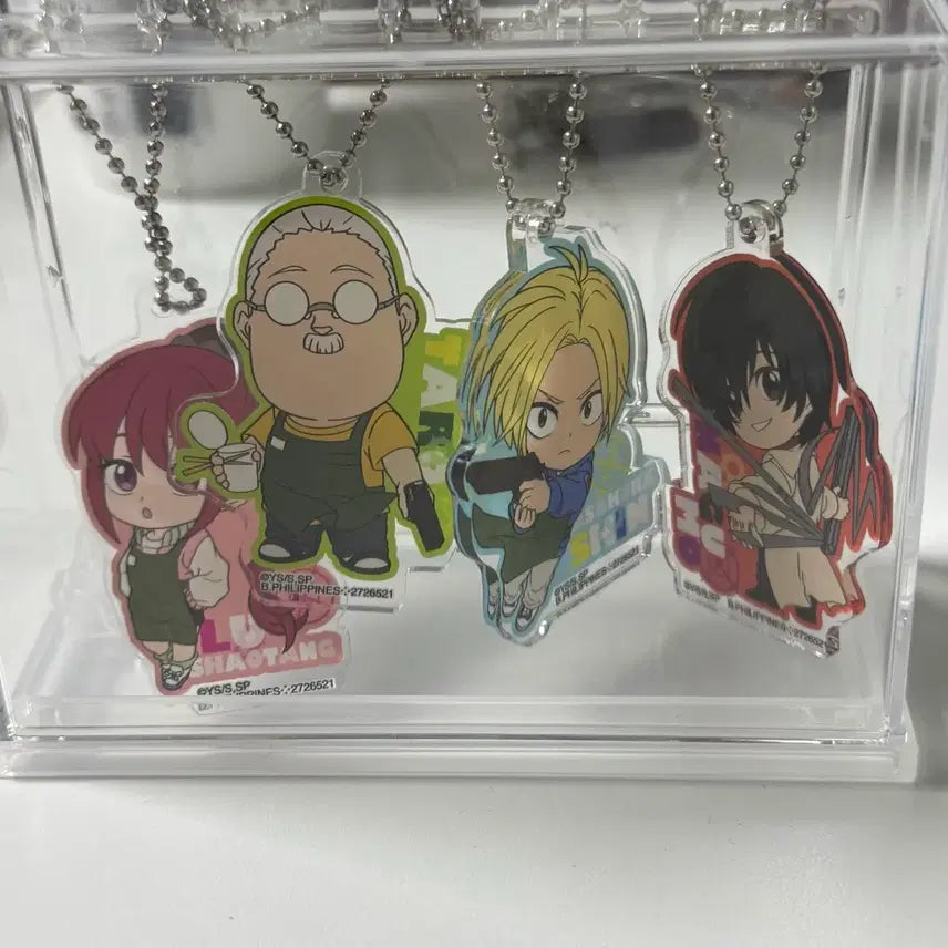 [BUNJANG] Sakamoto Days Acrylic Keychain Bundle (Nagumo, Shin, Sakamoto, Ru) / 일괄 사카모토데이즈 아크릴 키링 가챠 나구모 신 사카모토 루