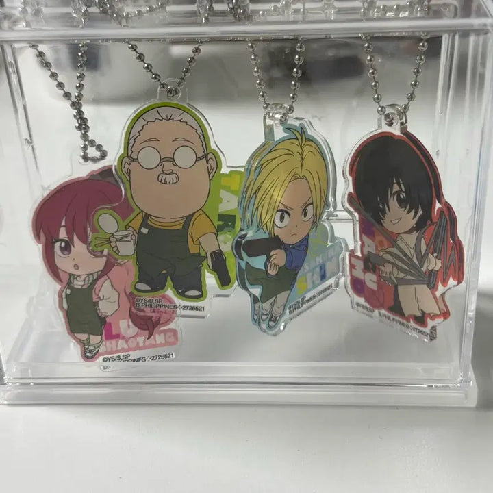 [BUNJANG] Sakamoto Days Acrylic Keychain Bundle (Nagumo, Shin, Sakamoto, Ru) / 일괄 사카모토데이즈 아크릴 키링 가챠 나구모 신 사카모토 루