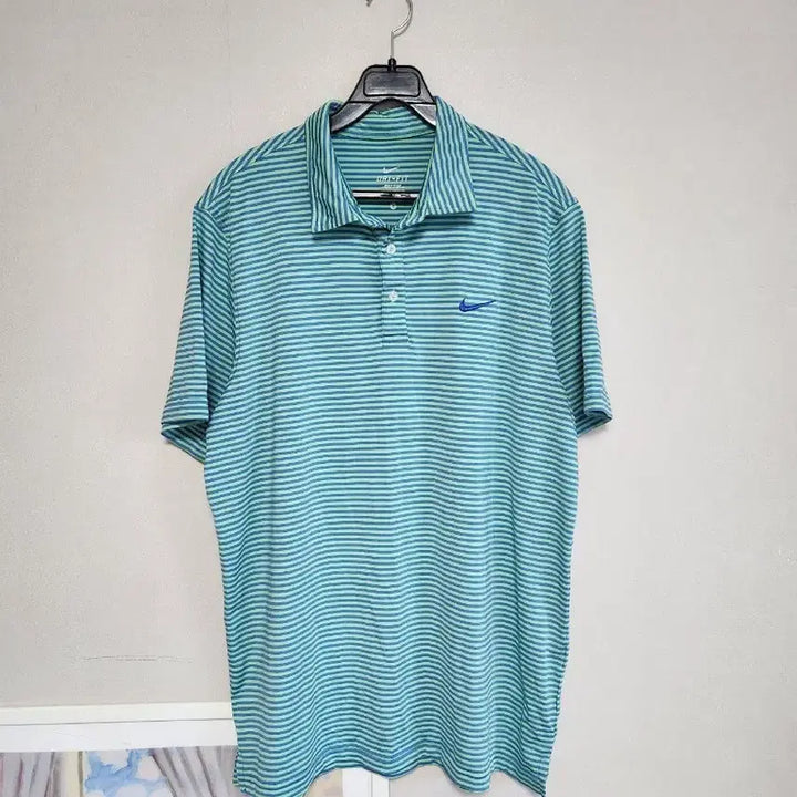 [BUNJANG] Nike Dri-FIT Stripe Short Sleeve Polo Shirt / 나이키 드라이핏 스트라이프 반팔 폴로티