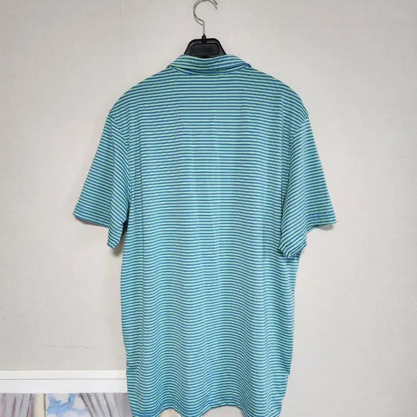[BUNJANG] Nike Dri-FIT Stripe Short Sleeve Polo Shirt / 나이키 드라이핏 스트라이프 반팔 폴로티