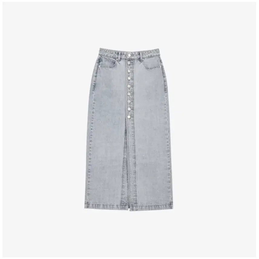 [BUNJANG] Citybreeze Button-Up Denim Long Skirt (M) / *새상품* 시티브리즈 버튼 업 데님 롱 스커트(M)