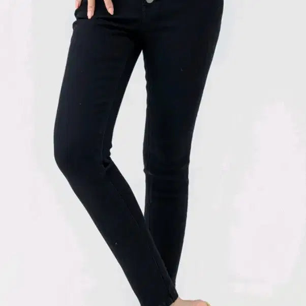 [BUNJANG] High-Waisted Skinny Jeans (Size M, 27-28) / 기모 하이웨스트 스키니진 27~ 28 M 새상품급