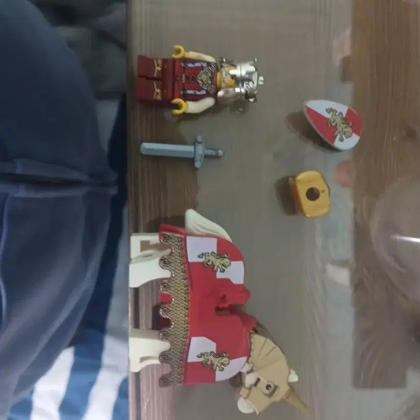 [BUNJANG] LEGO Castle King Minifigure &amp; Horse Set / 레고 캐슬 왕 미니피겨 &amp; 말