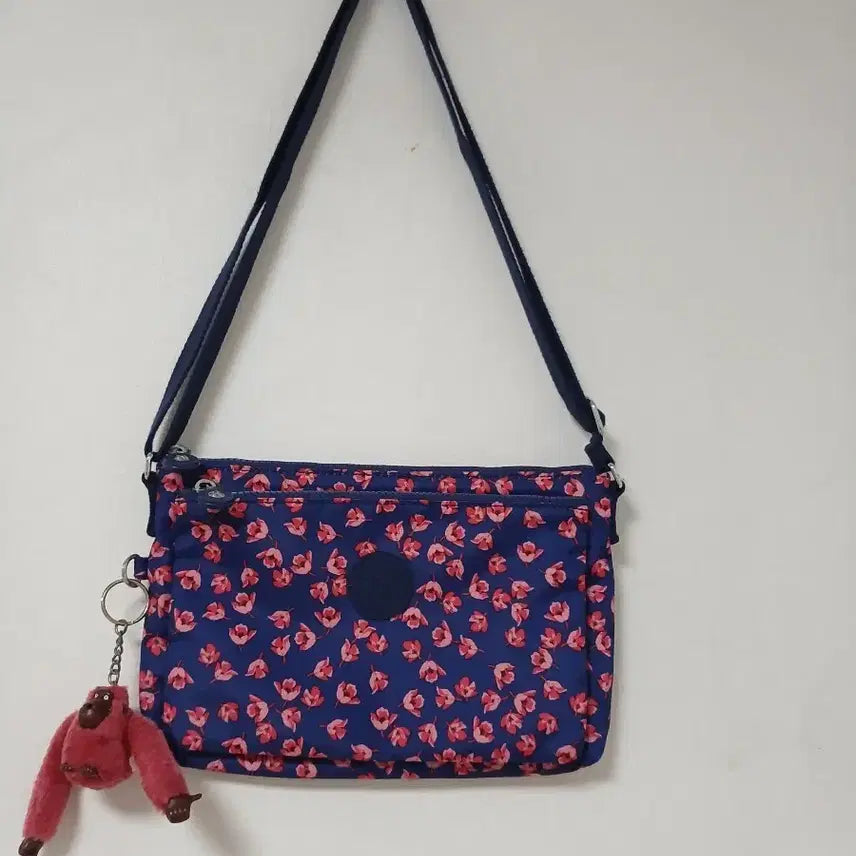 [BUNJANG] Kipling Flower Pattern Crossbody Bag / 키플링 플라워 패턴 크로스백  25  16