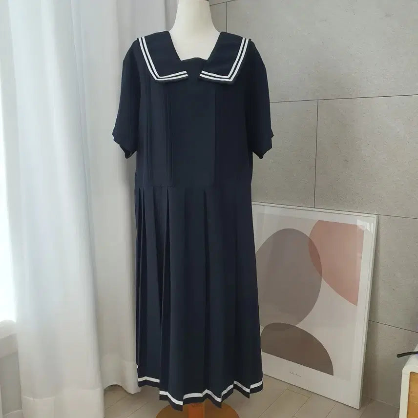 [BUNJANG] Studio Tomboy Sailor Collar Long Dress / 스튜디오 톰보이 세일러 원피스