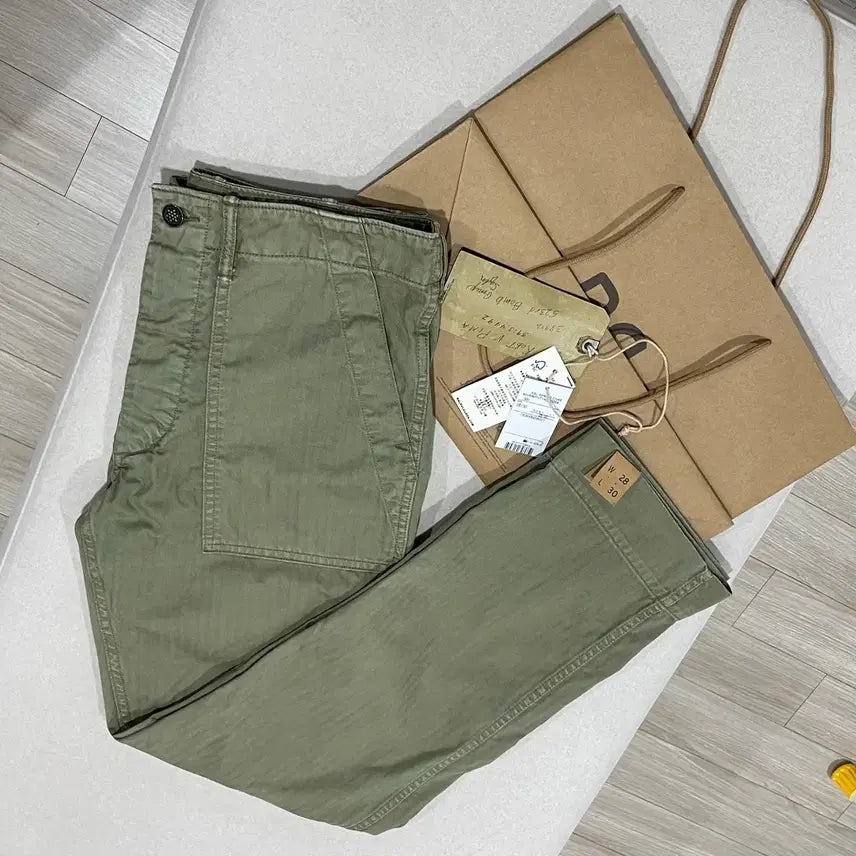 [BUNJANG] RRL Herringbone Fatigue Pants / [28x30] RRL 헤링본 퍼티그