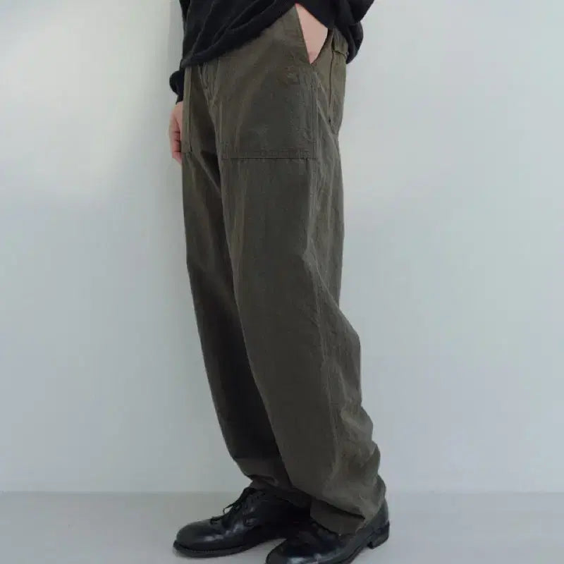 [BUNJANG] Stillness Baker Pants Olive Size 2 / 스틸네스(stillness) 베이커 팬츠 올리브 2