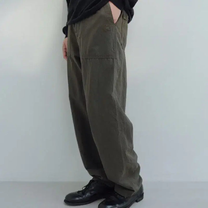 [BUNJANG] Stillness Baker Pants Olive Size 2 / 스틸네스(stillness) 베이커 팬츠 올리브 2