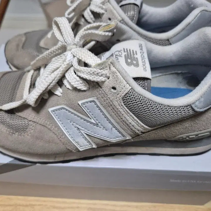 [BUNJANG] New Balance 574 Suede Sneakers (250mm) / 뉴발란스 574 그레이 스웨이드 운동화 250