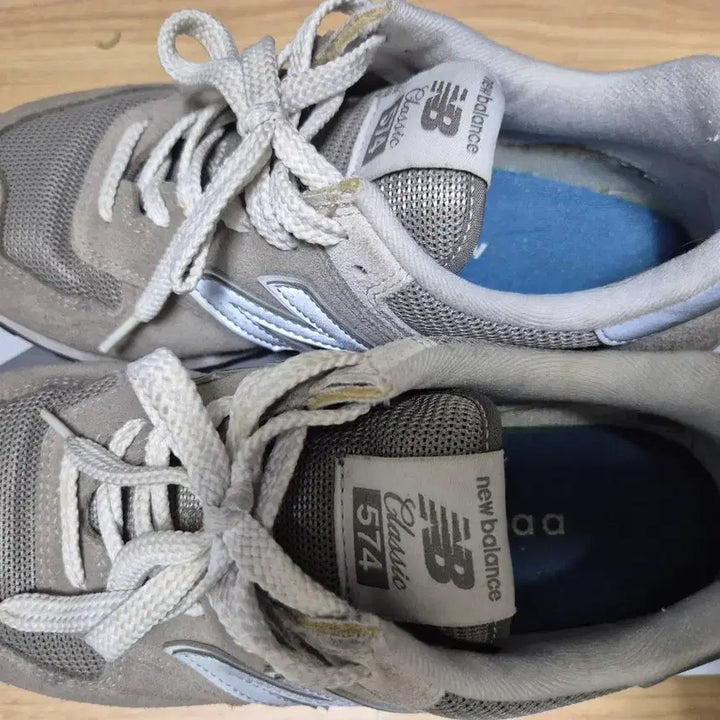 [BUNJANG] New Balance 574 Suede Sneakers (250mm) / 뉴발란스 574 그레이 스웨이드 운동화 250