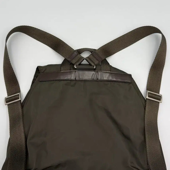 [BUNJANG] Prada Re-Nylon Backpack Medium Brown &amp; Khaki / [A급/정품보증서] 프라다 리나일론 백팩 미디엄 브라운&amp;카키