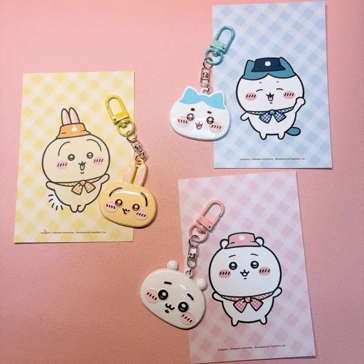 [BUNJANG] Chiikawa Metal Pendant Keychain / 치이카와 메탈팬던트키링 먼작귀키링
