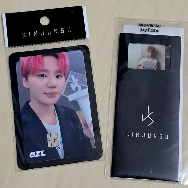 [BUNJANG] Kim Junsu Transport Card + Film Mark Bundle Set / 김준수 교통카드+필름마크 시아준수