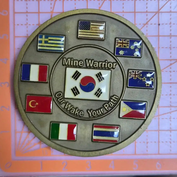 [BUNJANG] 2019 MIWEX International Mine Warfare Exercise Commemorative Coin / 2019 다국간기뢰전훈 MIWEX 기념 코인(부대 군재)