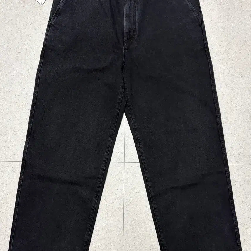 [BUNJANG] Pottery One Washed Wide Denim (New) - Blue Black / One Washed Wide Denim (New) - Blue Black