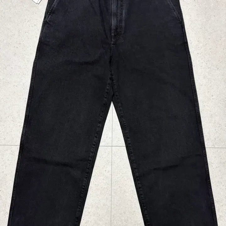 [BUNJANG] Pottery One Washed Wide Denim (New) - Blue Black / One Washed Wide Denim (New) - Blue Black