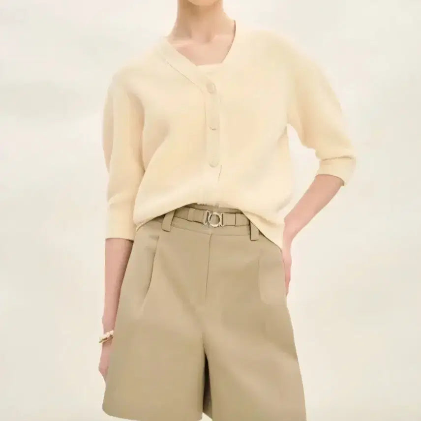 [BUNJANG] TIME Knit Cardigan (Ivory, Free Size) / 타임 니트 가디건(F)-오즈세컨,sjsj,럭키슈에뜨,시스템,마인