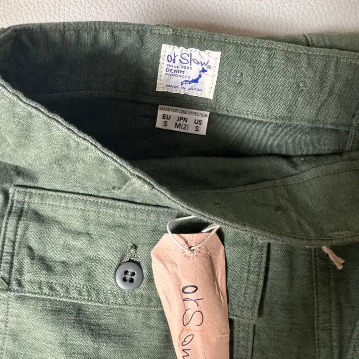 [BUNJANG] OrSlow Fatigue Pants Regular Fit Size 2 New / 오어슬로우 퍼티그 2사이즈 레귤러핏 새상품