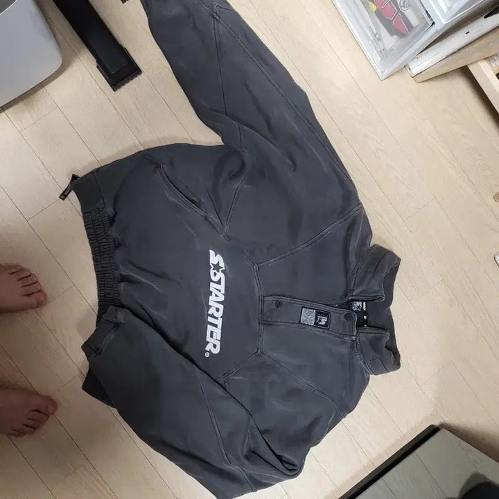 [BUNJANG] Starter Ash Gray Sweatshirt T-Shirt / 스타터 애쉬그레이 맨투맨 티셔츠