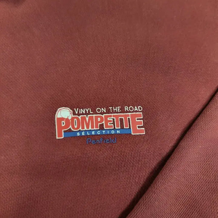 [BUNJANG] Penfield Half Zip Sweatshirt Burgundy / Penfield 하프집업 맨투맨 버건디
