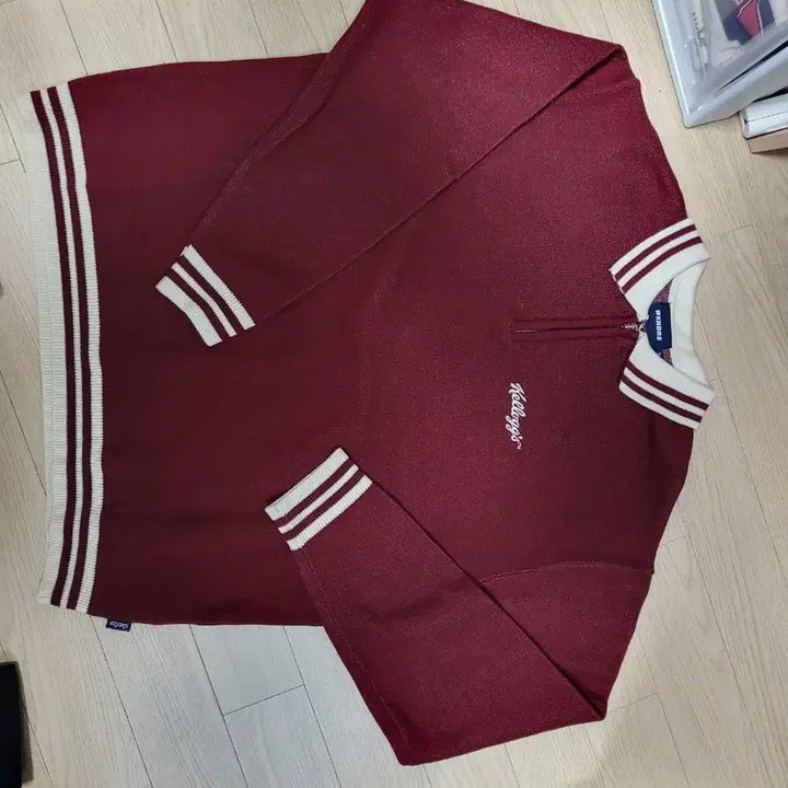 [BUNJANG] WKNDRS Burgundy Knit Pullover / WKNDRS 버건디 니트 풀오버