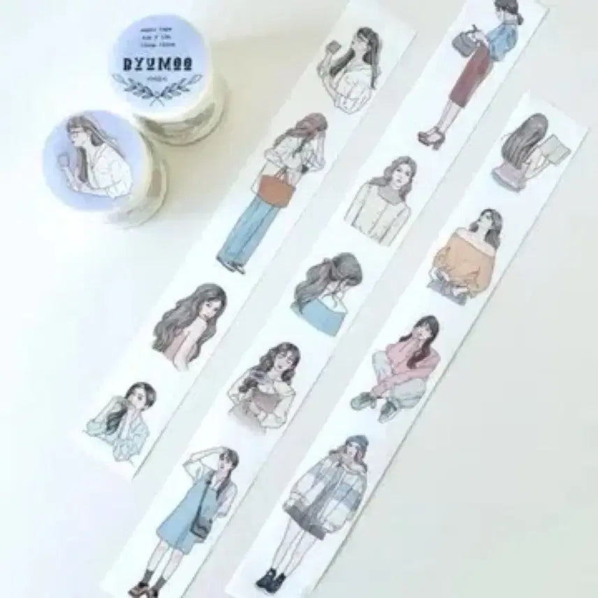 [BUNJANG] Bai Yumi Character Discontinued Washi Tape Portion / 바이유미 인물 단종 마테 소분 판매