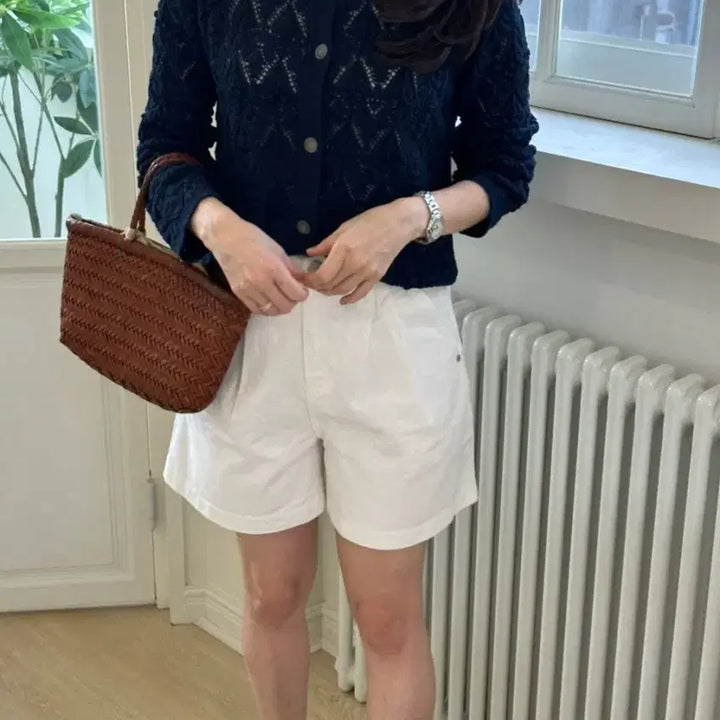 [BUNJANG] Summer Lev Crochet Cardigan Navy Size 55 / 써머레브 제작 크로쉐 가디건 네이비 55사이즈 판매