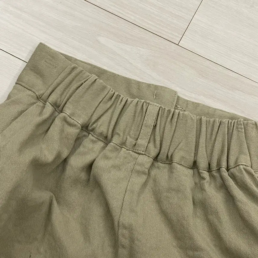 [BUNJANG] Khaki Cargo Mini Skirt / 카키색 카고 미니스커트