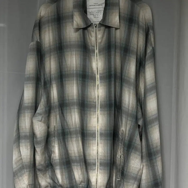 [BUNJANG] H.unit Ombre Rayon Zip-Up Shirt / H.unit 옴브레 레이온 집업