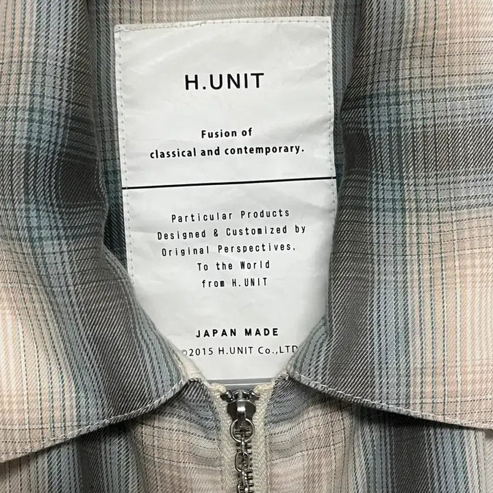 [BUNJANG] H.unit Ombre Rayon Zip-Up Shirt / H.unit 옴브레 레이온 집업