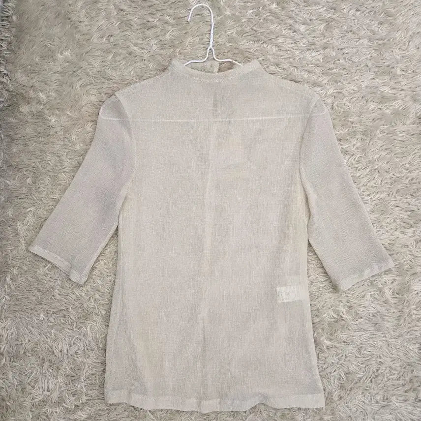 [BUNJANG] SJSJ See-through Sleeve Blouse (Size 44-55) / 새상품) 24년 SJSJ 시스루 슬리브 (44-55)