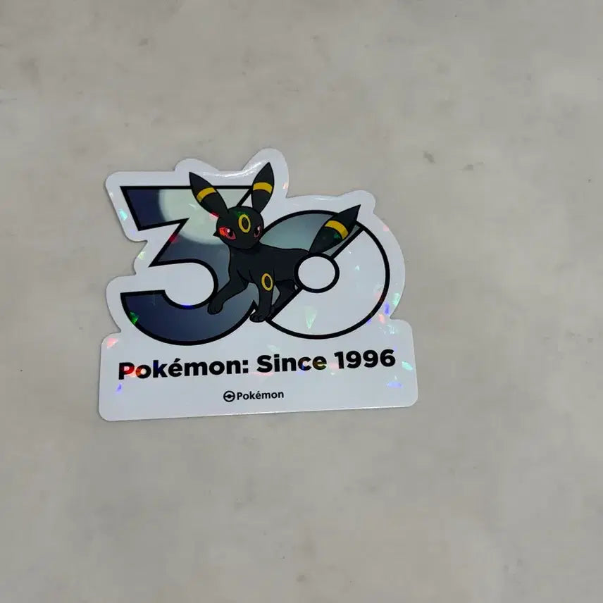 [BUNJANG] Pokemon 30th Anniversary Logo Stickers / 포켓몬 30주년로고 스티커