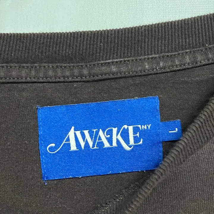 [BUNJANG] Awake NY Layered Long Sleeve Brown L / 어웨이크 뉴욕 레이어드 롱슬리브 브라운 L (105)