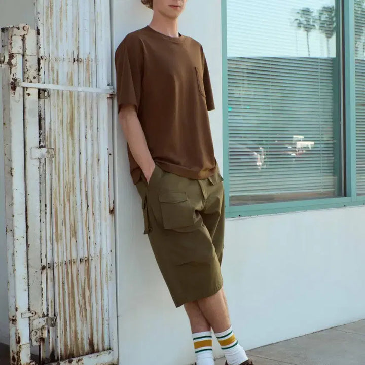 [BUNJANG] GU Engineered Garments Utility Short Pants Olive New / [M] GUx엔지니어드가먼츠 유틸리티 숏팬츠 올리브 새제품