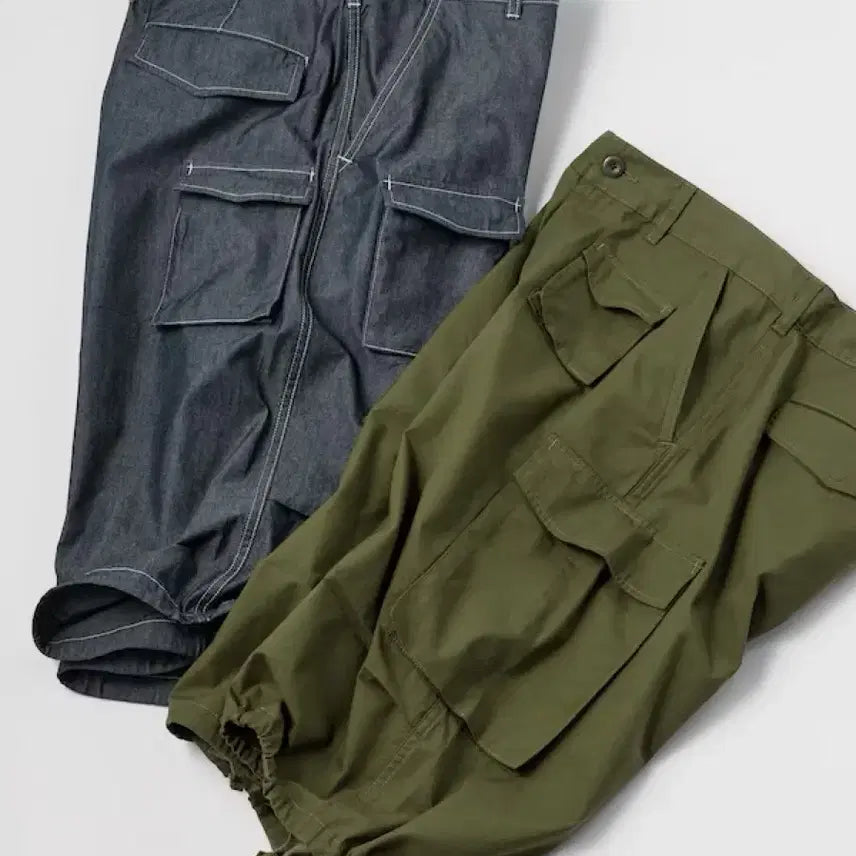 [BUNJANG] GU Engineered Garments Utility Short Pants Olive New / [M] GUx엔지니어드가먼츠 유틸리티 숏팬츠 올리브 새제품