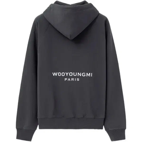 [BUNJANG] Wooyoungmi 26SS New Back Logo Hoodie Grey / [50] 우영미 26SS 신상 뉴 백로고 후드 그레이