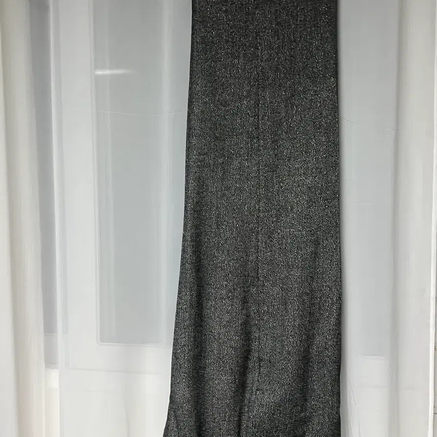 [BUNJANG] Shining Wool Semi High-Waist Pants (Gray) / 샤이닝 울 세미 하이웨스트 팬츠 (그레이) 48 size